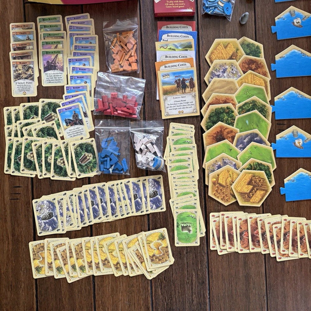 Catan Board Game 2015 Mayfair Games Klaus Teuber Complete Set
